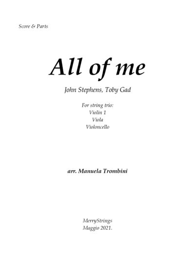 All of me (John Legend) - immagine 2