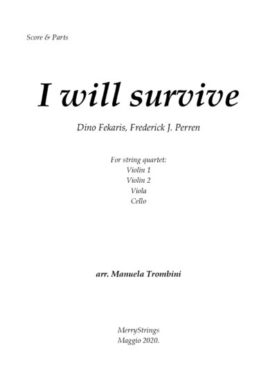 I will survive