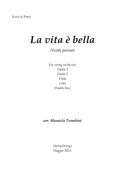 La vita è bella (Beautiful that way) - immagine 4