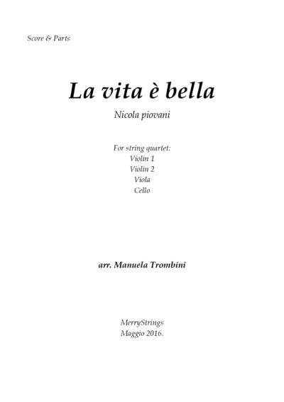 La vita è bella (Beautiful that way)