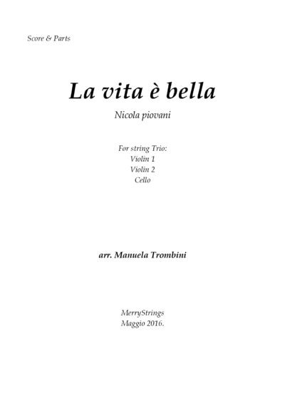 La vita è bella (Beautiful that way) - immagine 5