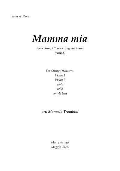 Mamma mia (Abba)