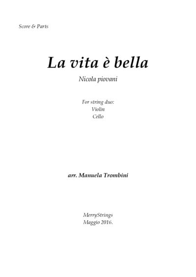 La vita è bella (Beautiful that way) - immagine 3