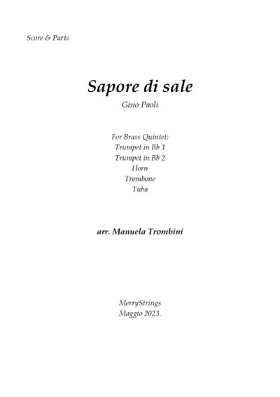 Sapore di sale